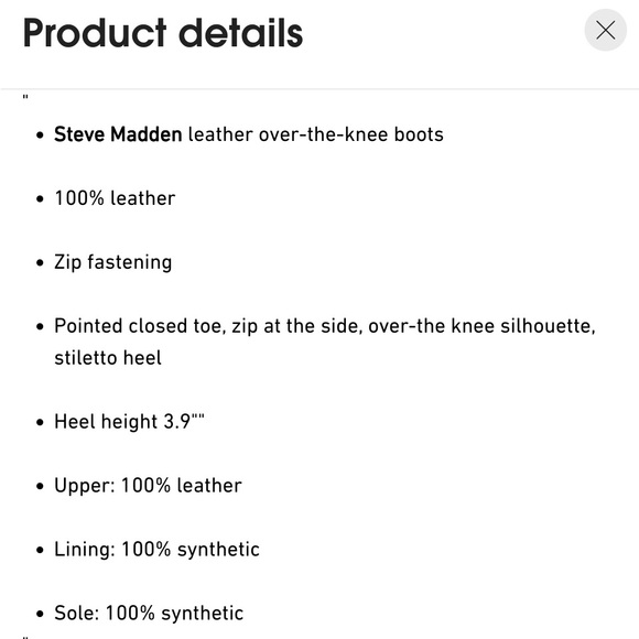 Steve Madden “Epic Silver”, Over the Knee, Thigh High Boots - Picture 7 of 11